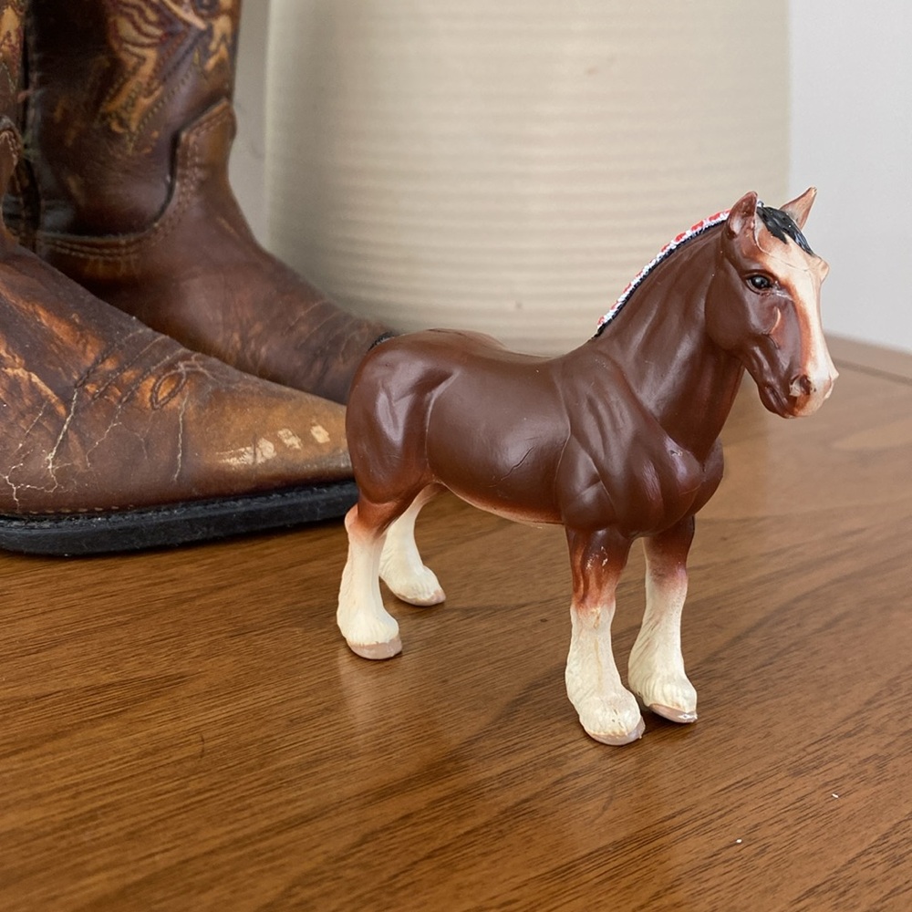 ERTL Vintage Clydesdale Stallion Horse and Pony Figurines - Collectible - Picture 12 of 15